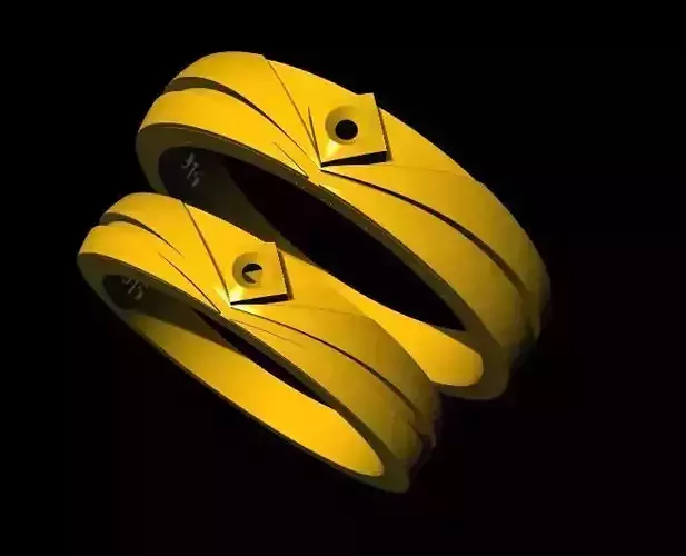 solitaire diamond band ring 3dm file