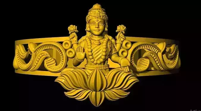 lakshmi ring 3dm file