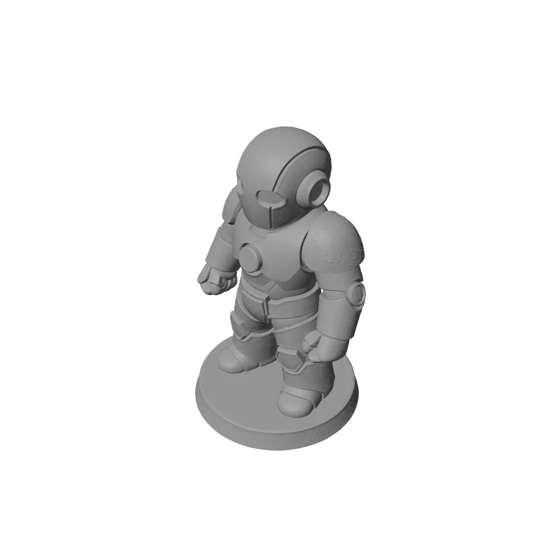 Ironman from Marvel Game Pawn STL OBJ and GLB 3D Print Model 3D print model_2
