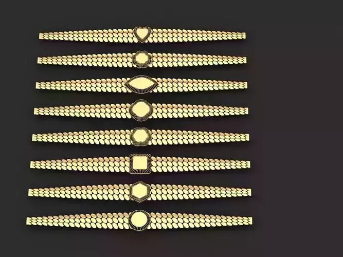 Fusion JH Bracelet 1 3D print model