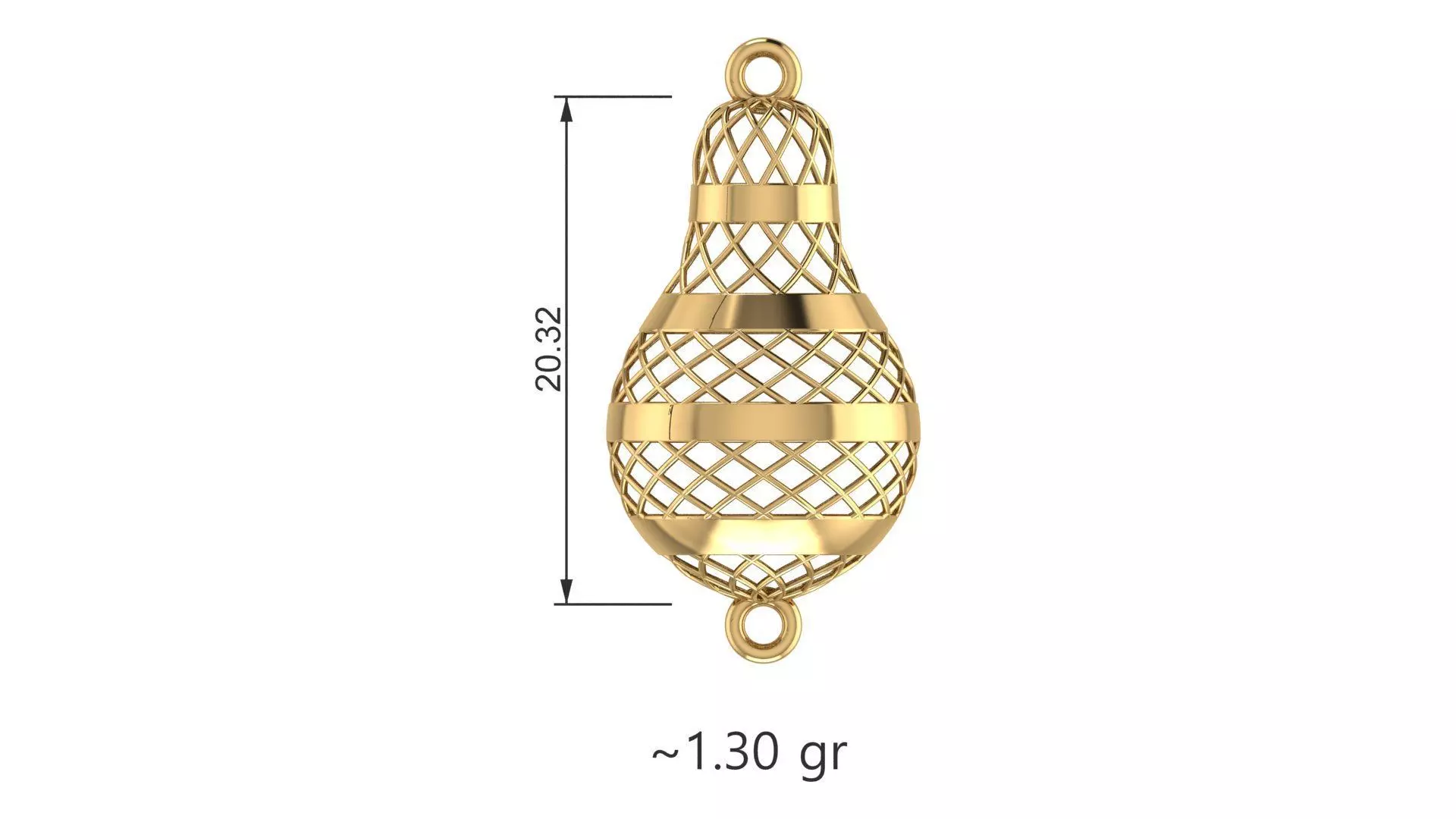 Turkey Pendant 3D Model 100 3DM File 3D print model_94