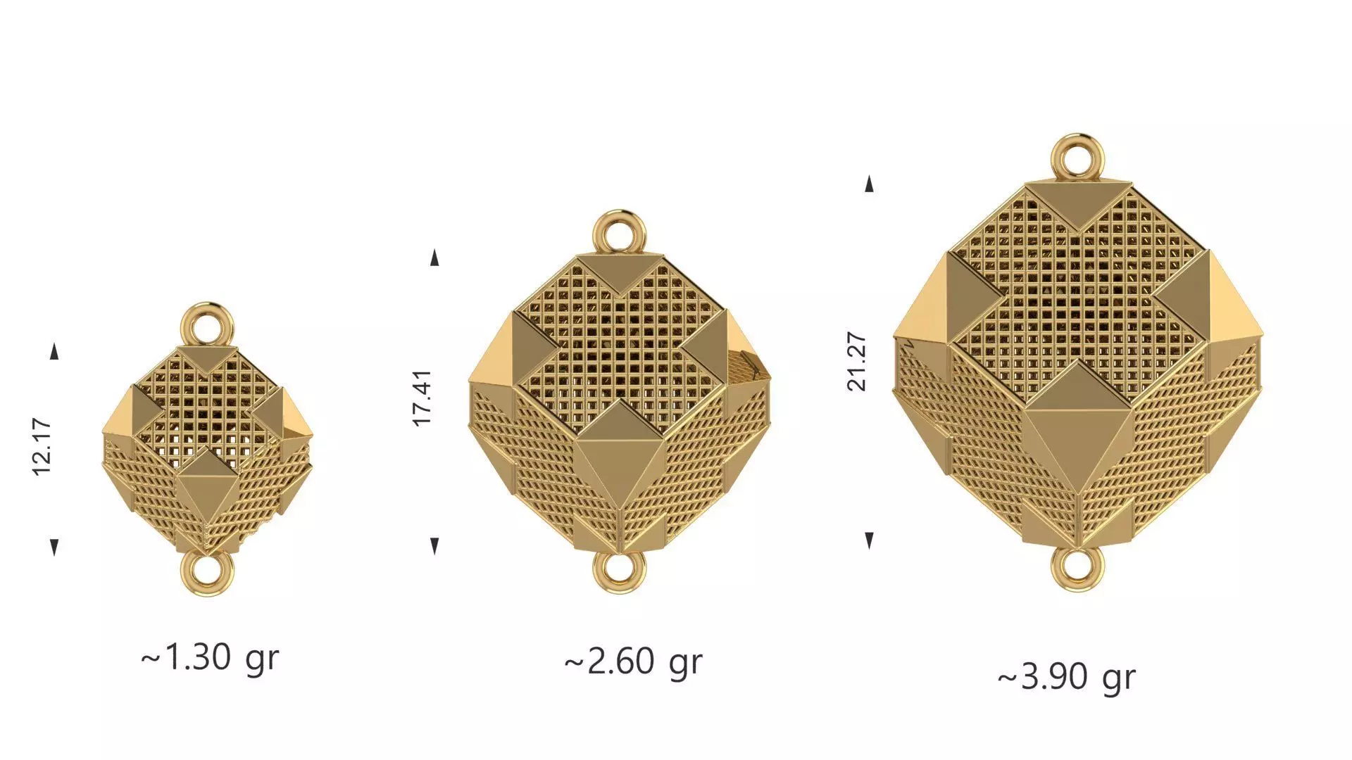 Turkey Pendant 3D Model 100 3DM File 3D print model_92