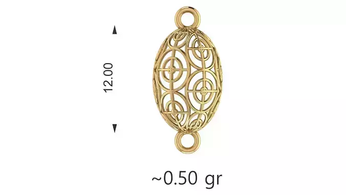 Turkey Pendant 3D Model 100 3DM File