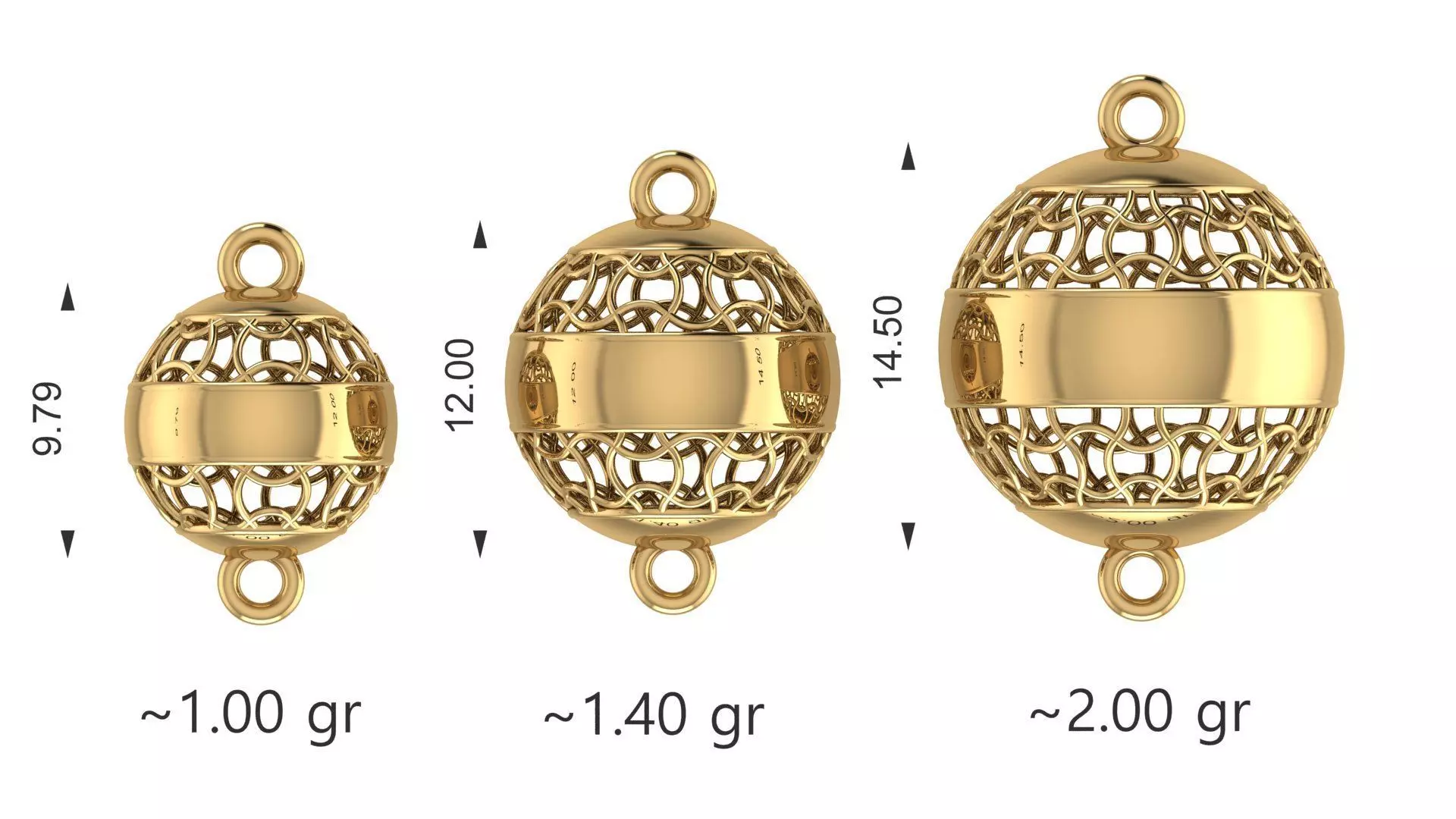 Turkey Pendant 3D Model 100 3DM File 3D print model_84