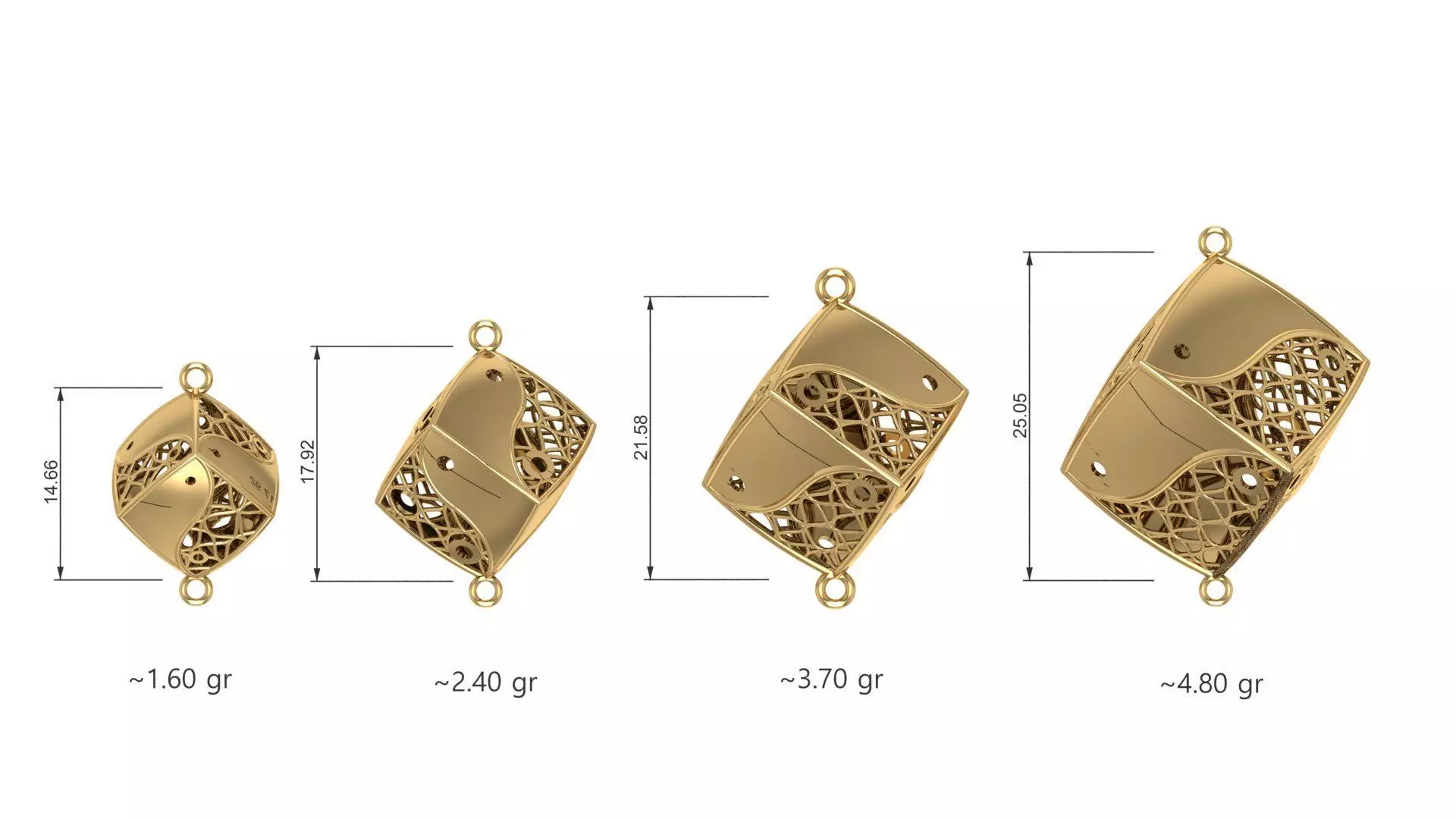 Turkey Pendant 3D Model 100 3DM File 3D print model_60