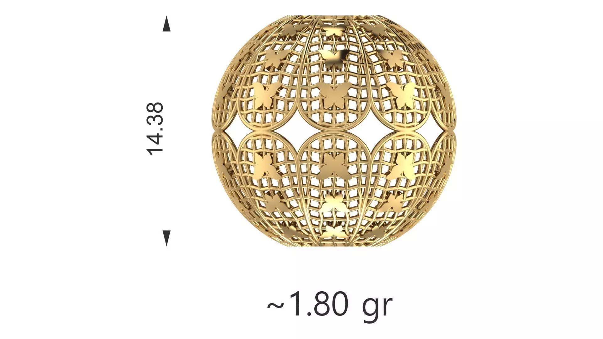 Turkey Pendant 3D Model 100 3DM File 3D print model_59