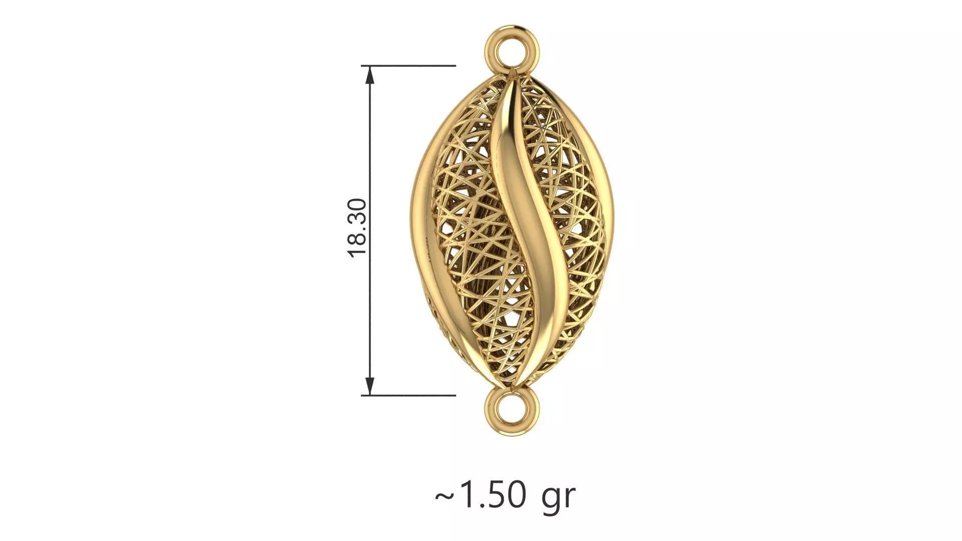 Turkey Pendant 3D Model 100 3DM File 3D print model_96