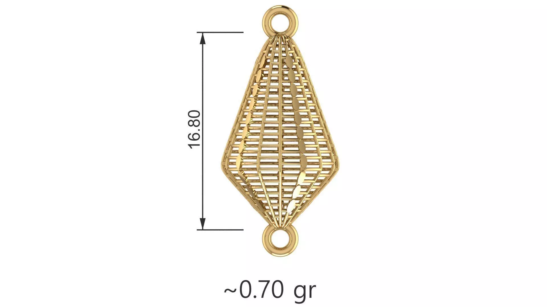 Turkey Pendant 3D Model 100 3DM File 3D print model_75