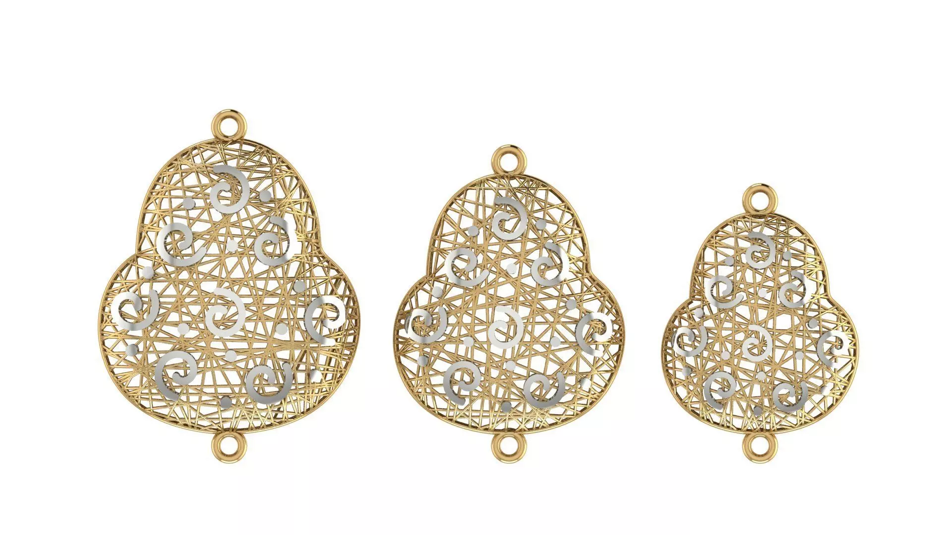 Turkey Pendant 3D Model 100 3DM File 3D print model_33