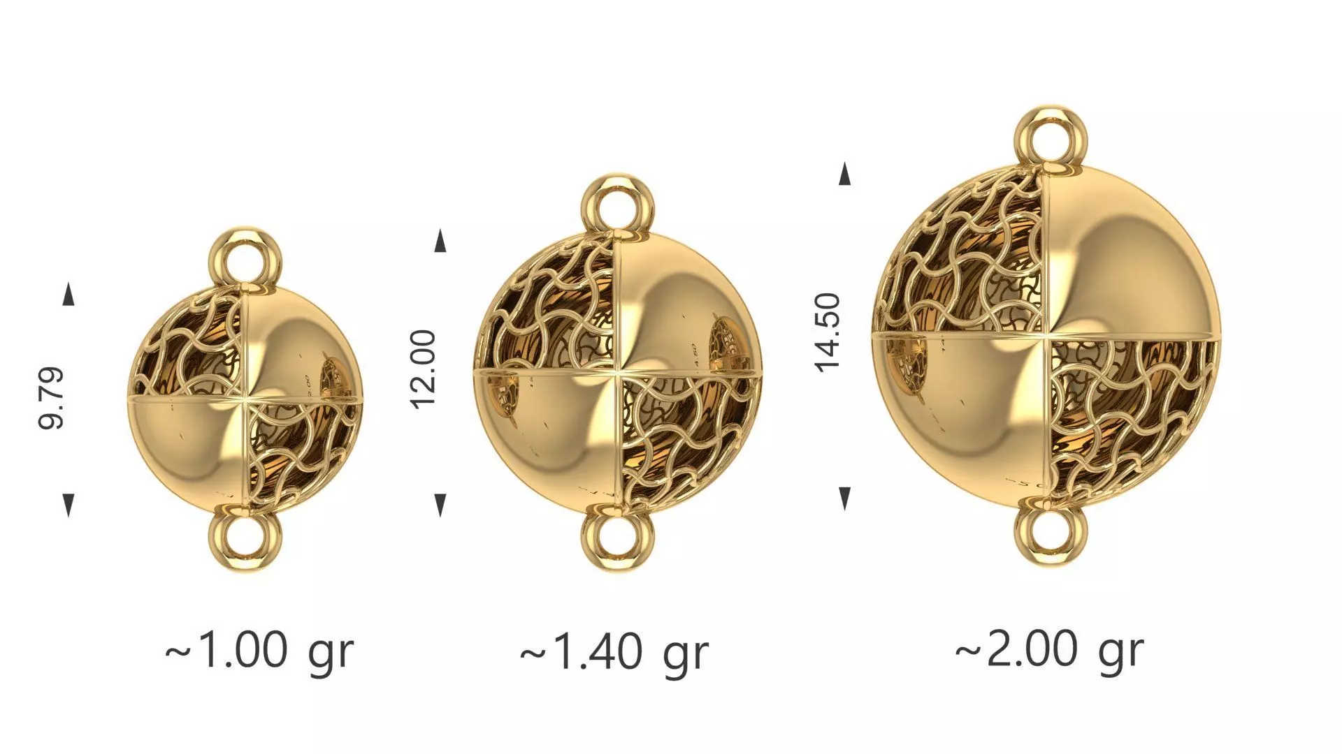 Turkey Pendant 3D Model 100 3DM File 3D print model_71