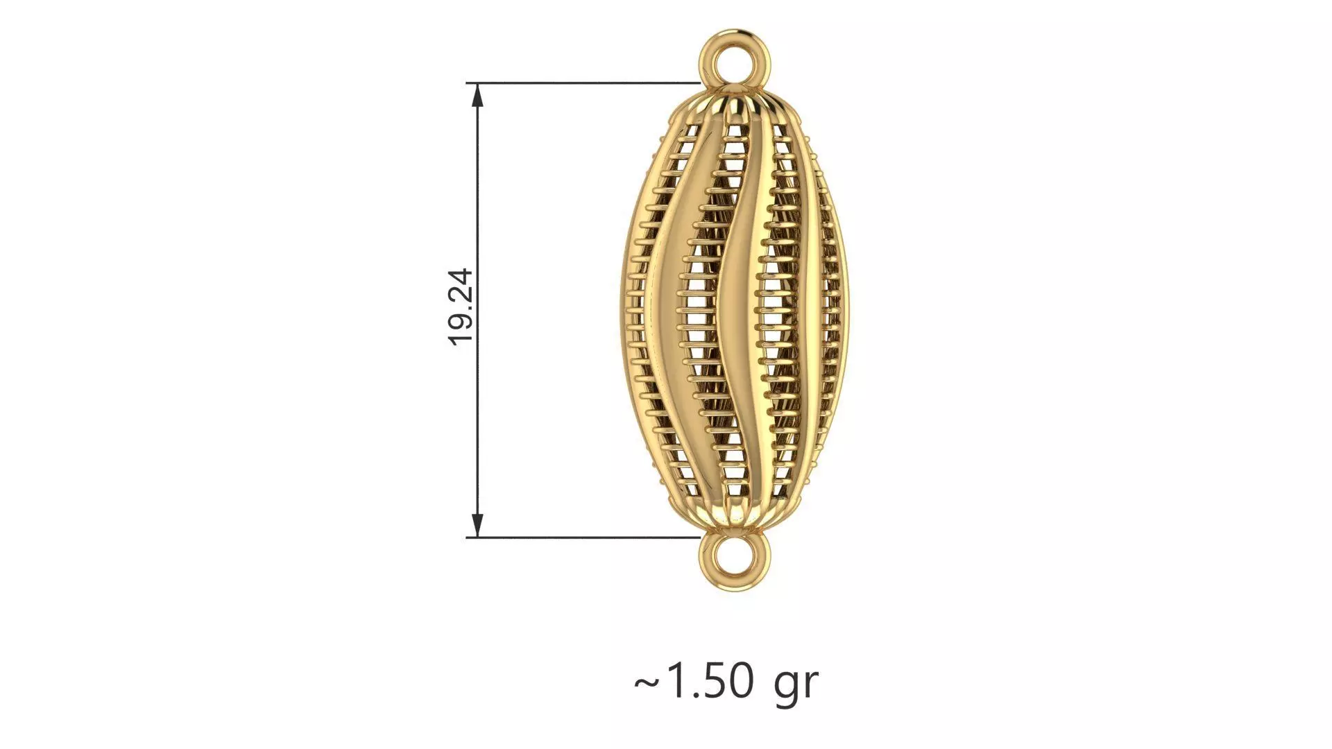 Turkey Pendant 3D Model 100 3DM File 3D print model_79