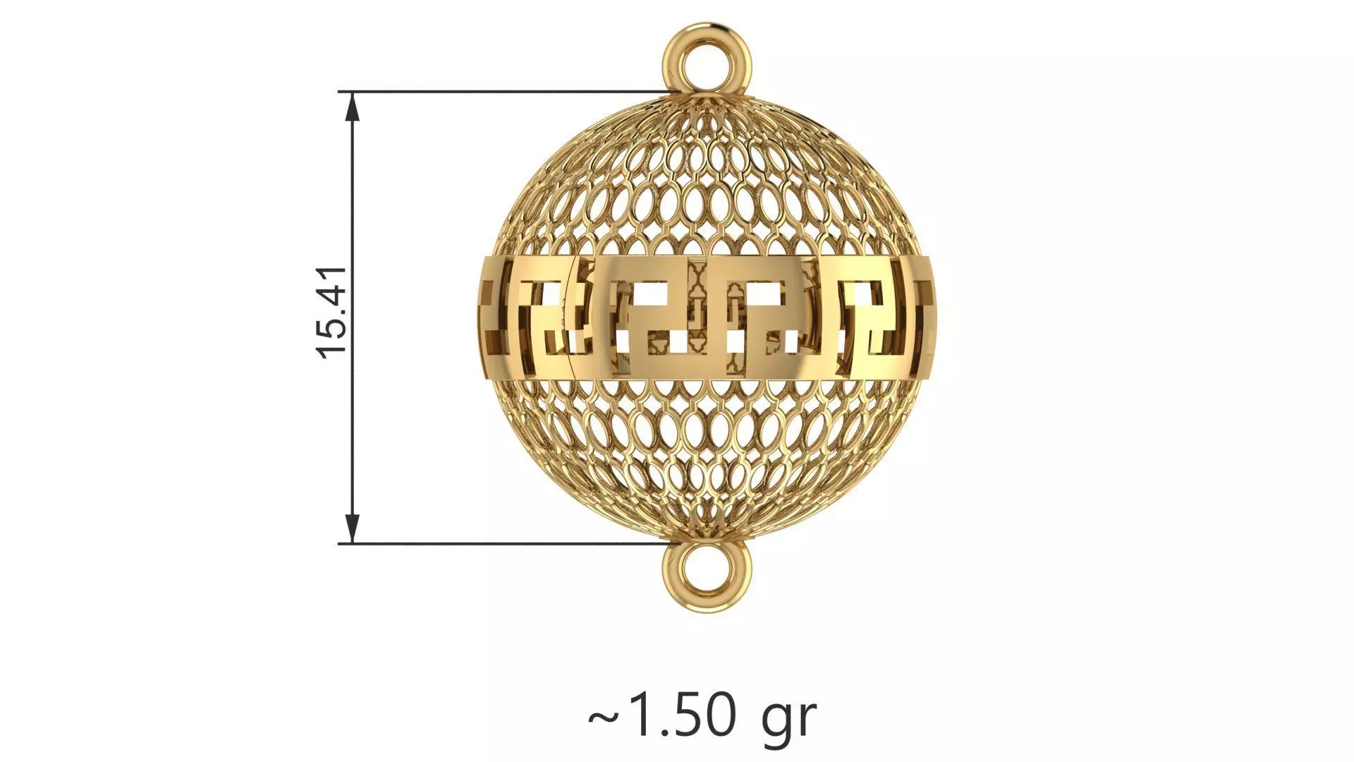 Turkey Pendant 3D Model 100 3DM File 3D print model_78