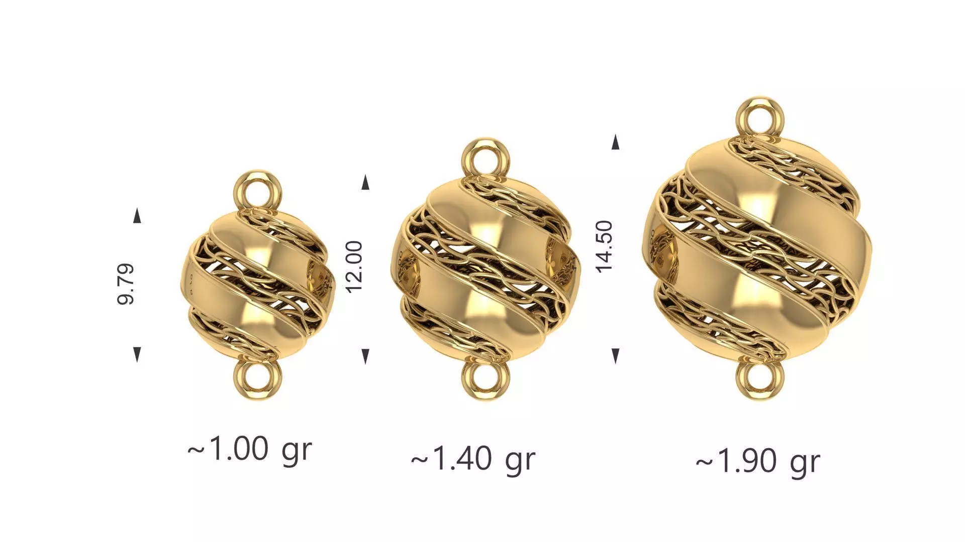 Turkey Pendant 3D Model 100 3DM File 3D print model_70