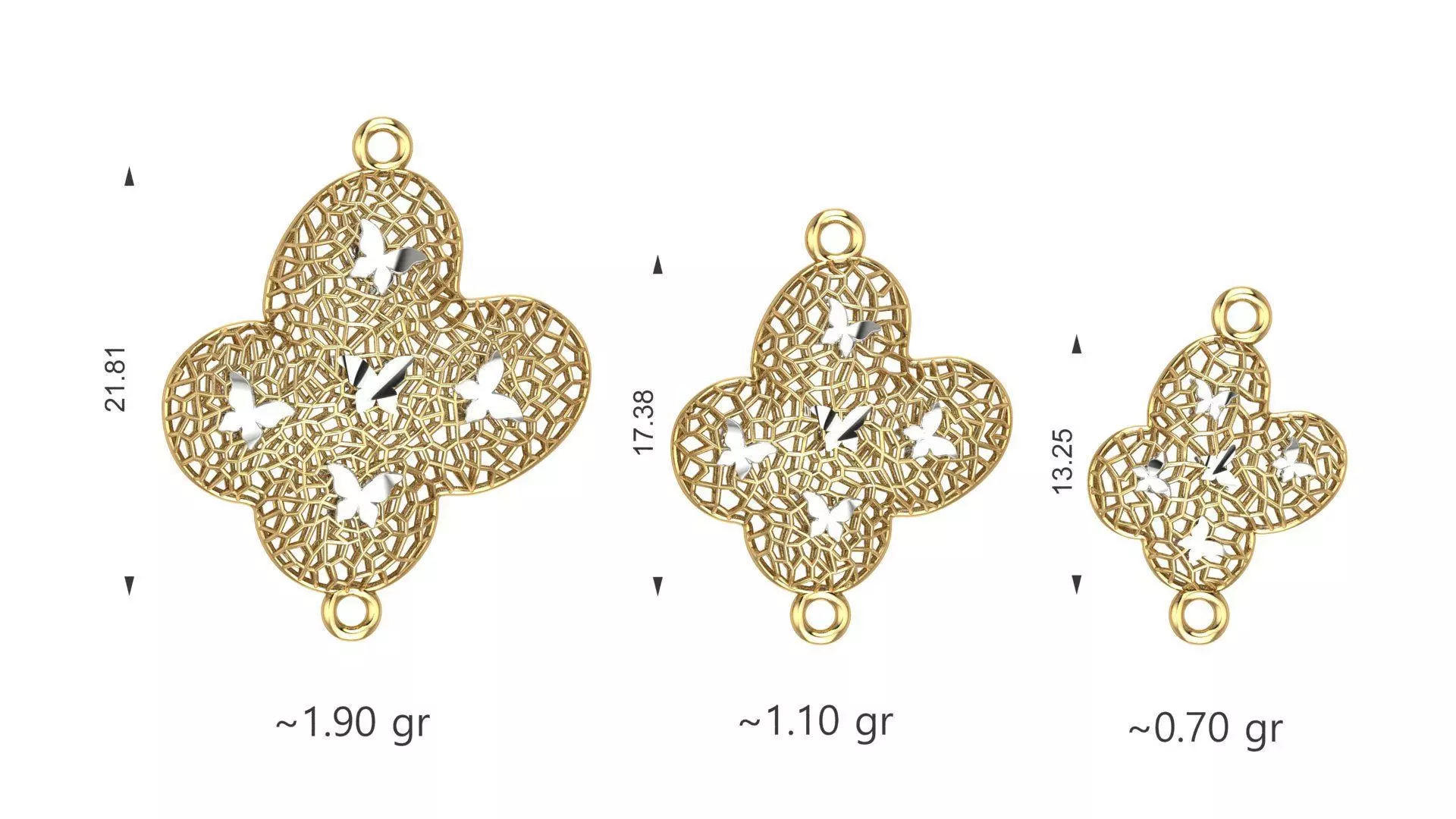 Turkey Pendant 3D Model 100 3DM File 3D print model_28