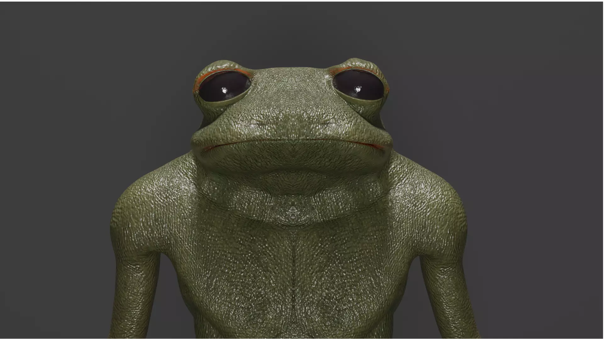 frogman game ready 3d model Low-poly 3D model_2