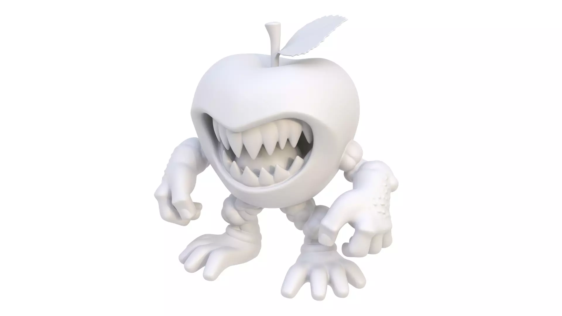 Apple Monster 3D model