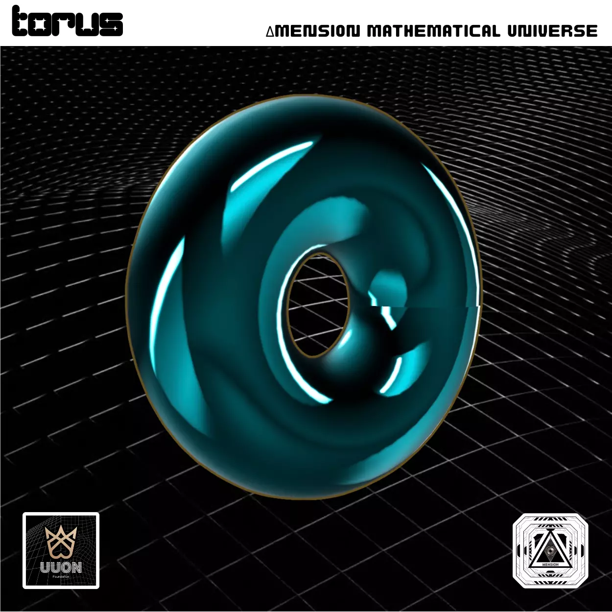 3D Torus Mode - AR VR Projects - Included a UUON Limit3D Gift Low-poly 3D model