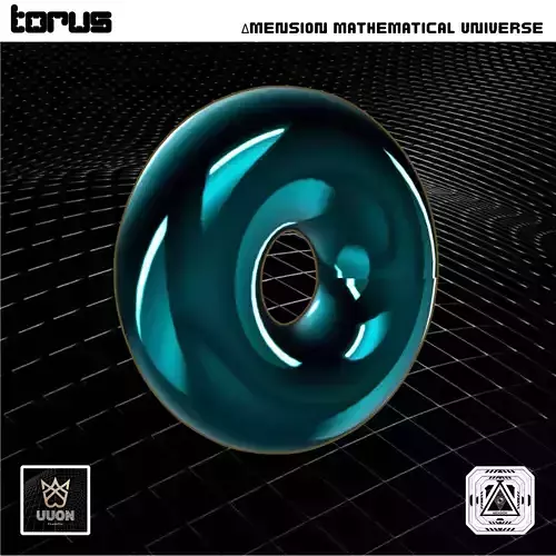 3D Torus Mode - AR VR Projects - Included a UUON Limit3D Gift Low-poly 3D model
