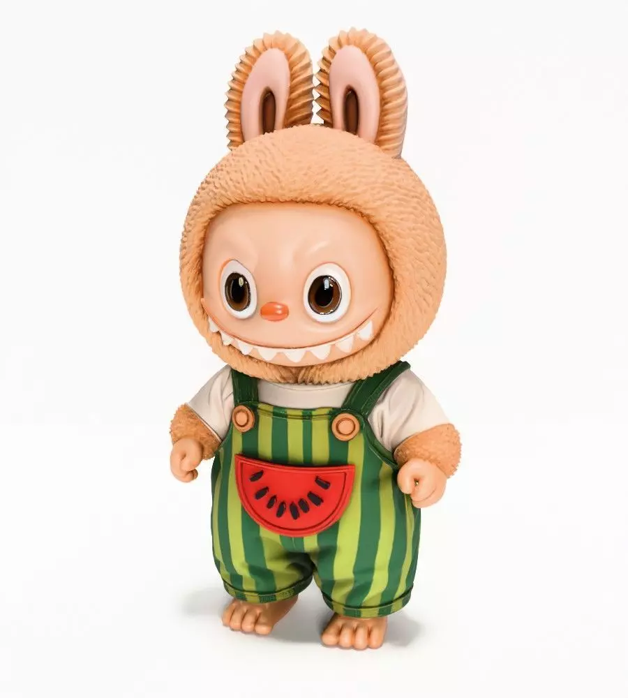 Watermelon Labubu Pop Mart Kasing Lung toy 3D print model_2