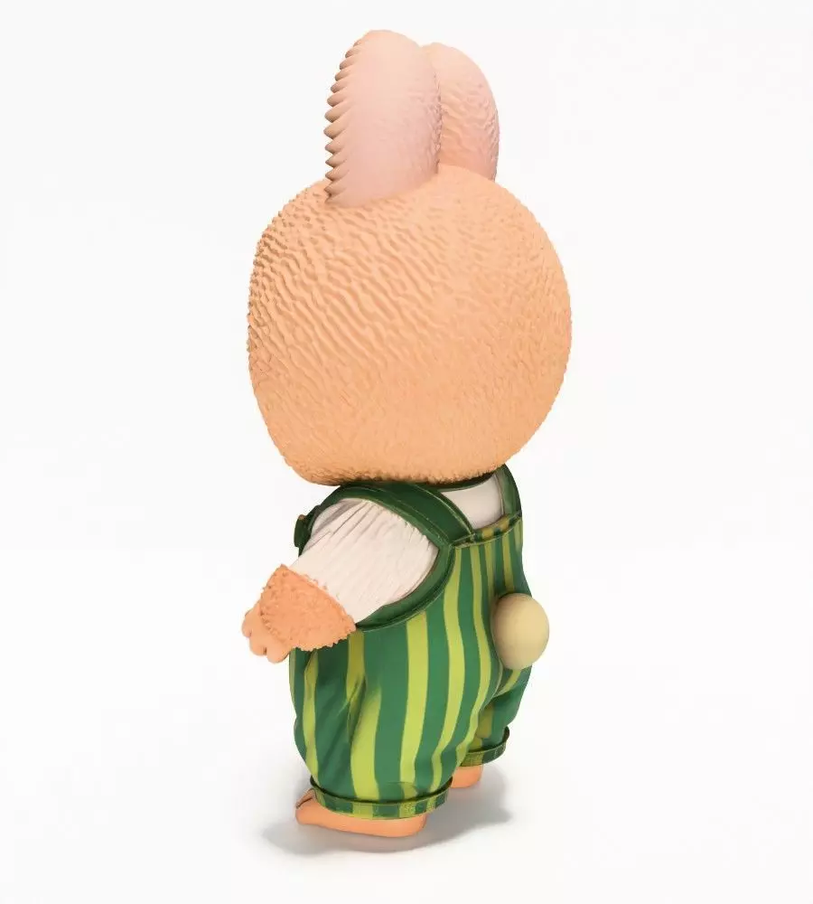 Watermelon Labubu Pop Mart Kasing Lung toy 3D print model_8