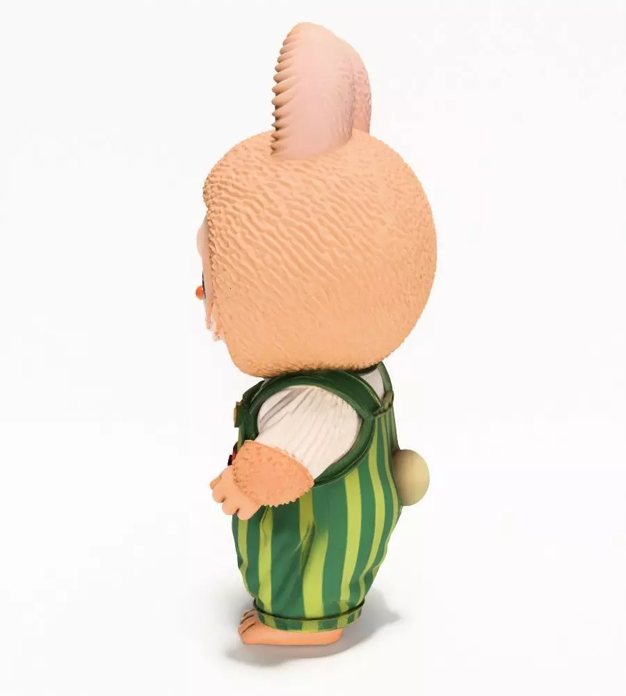Watermelon Labubu Pop Mart Kasing Lung toy 3D print model_7