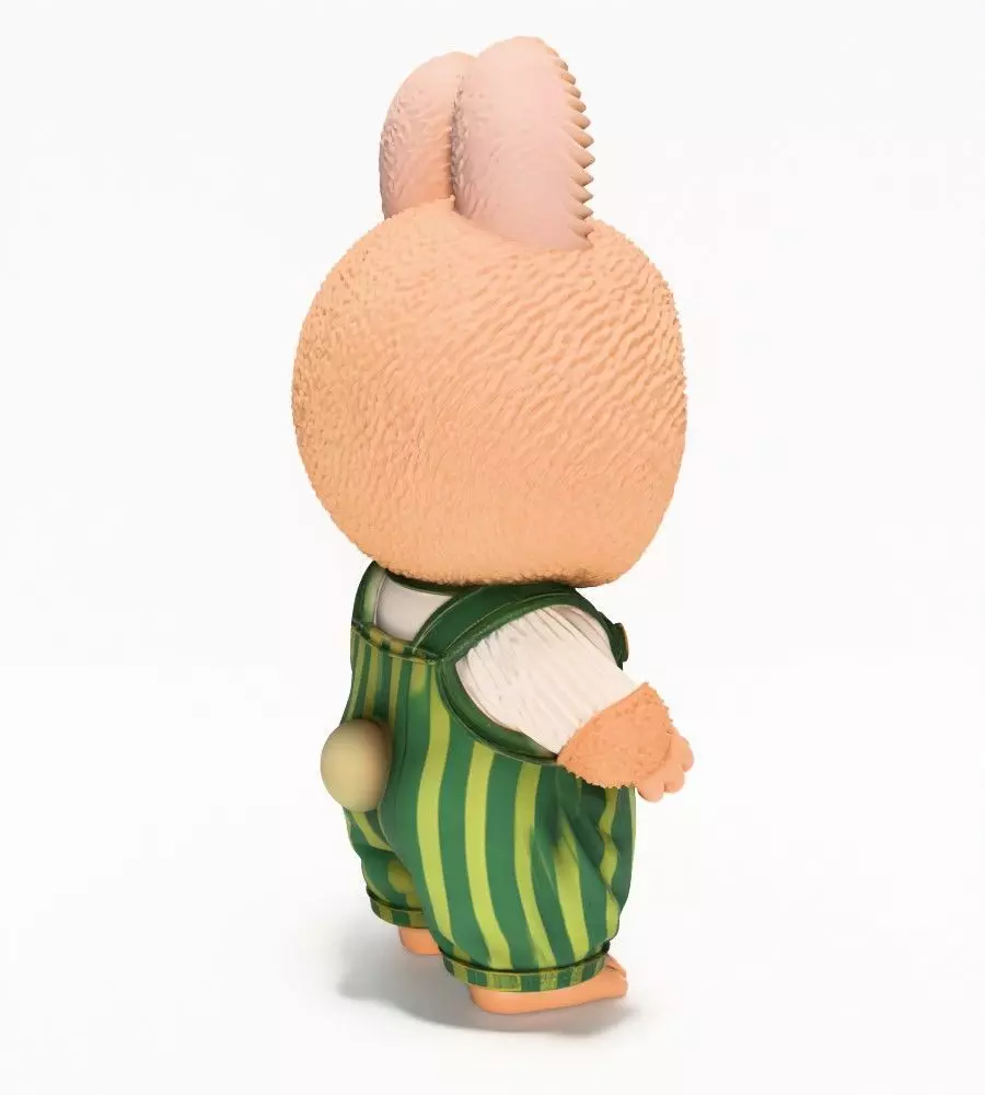 Watermelon Labubu Pop Mart Kasing Lung toy 3D print model_15