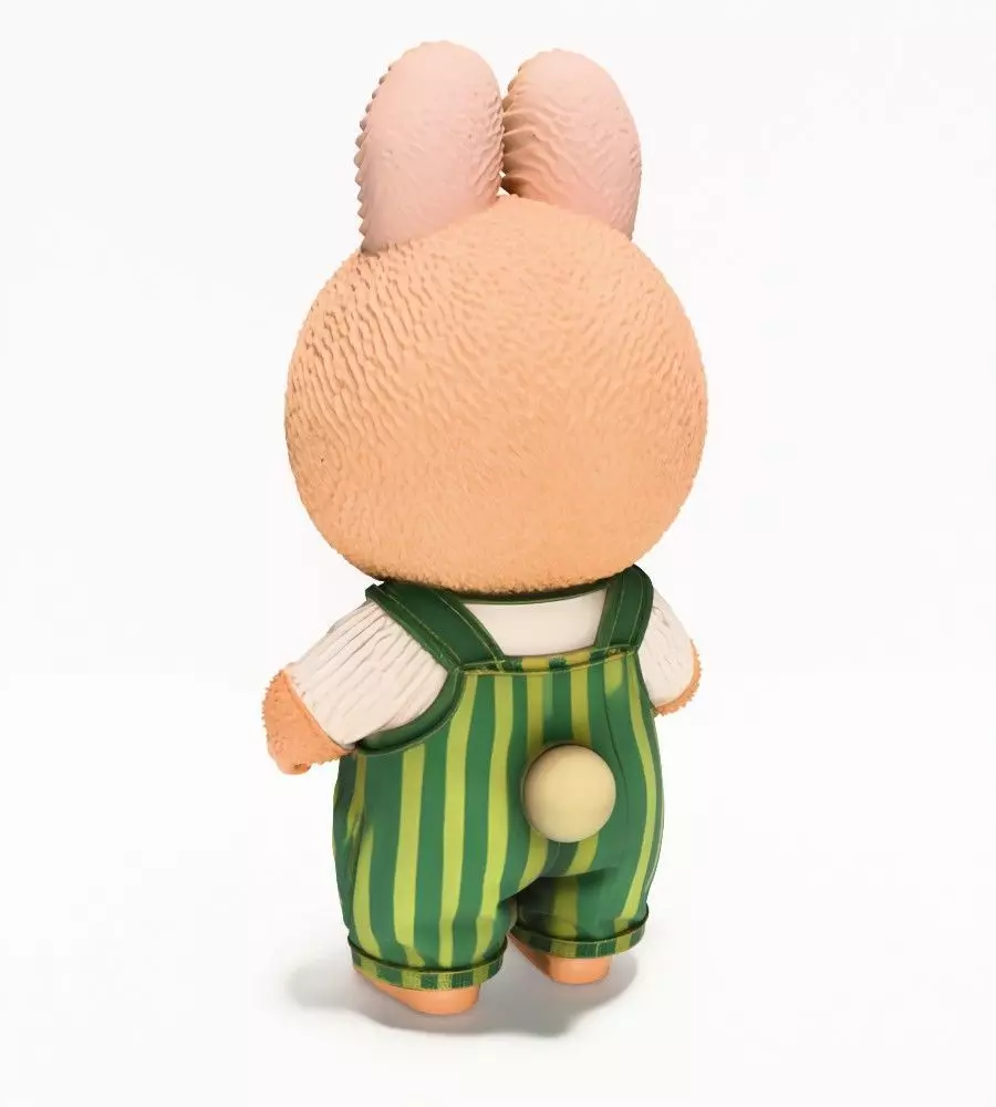 Watermelon Labubu Pop Mart Kasing Lung toy 3D print model_10