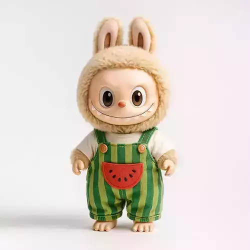 Watermelon Labubu Pop Mart Kasing Lung toy