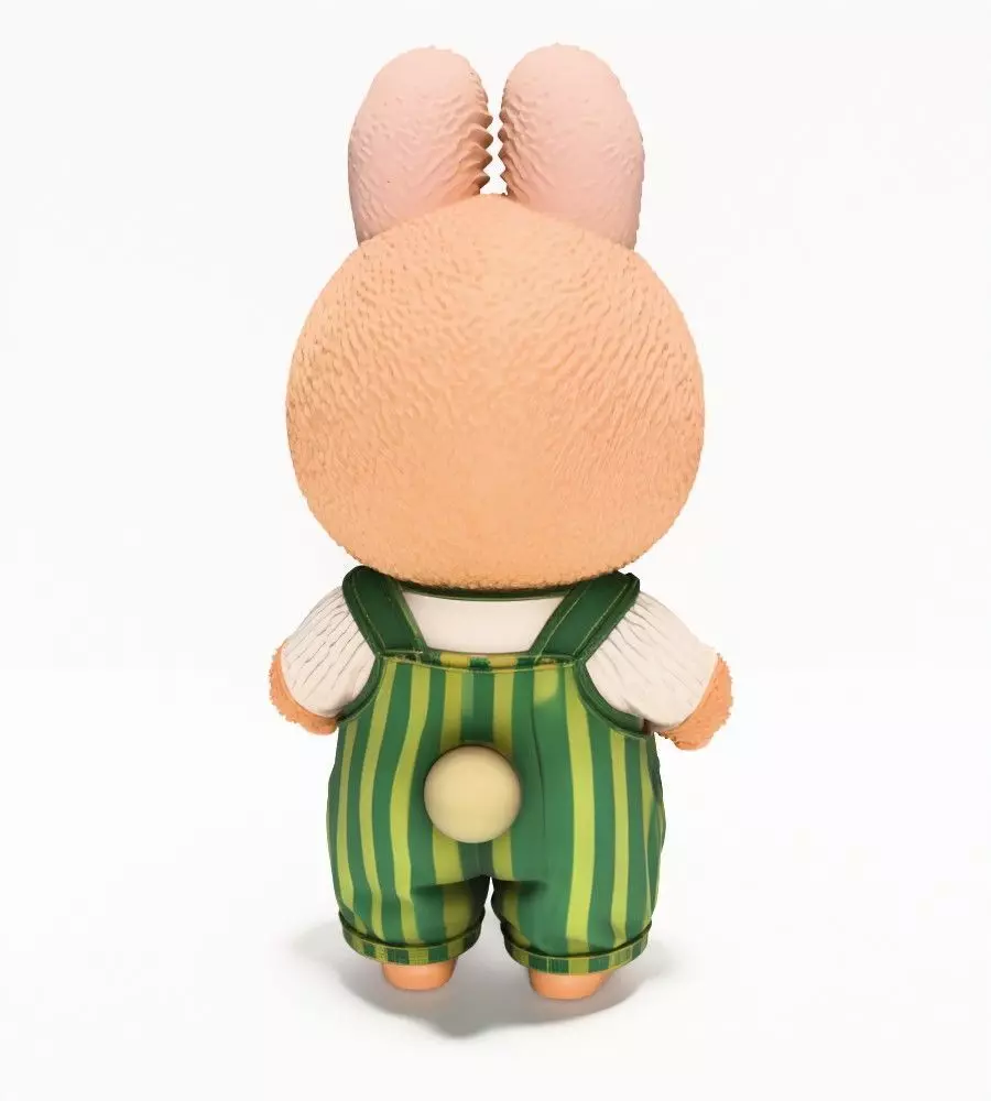 Watermelon Labubu Pop Mart Kasing Lung toy 3D print model_12