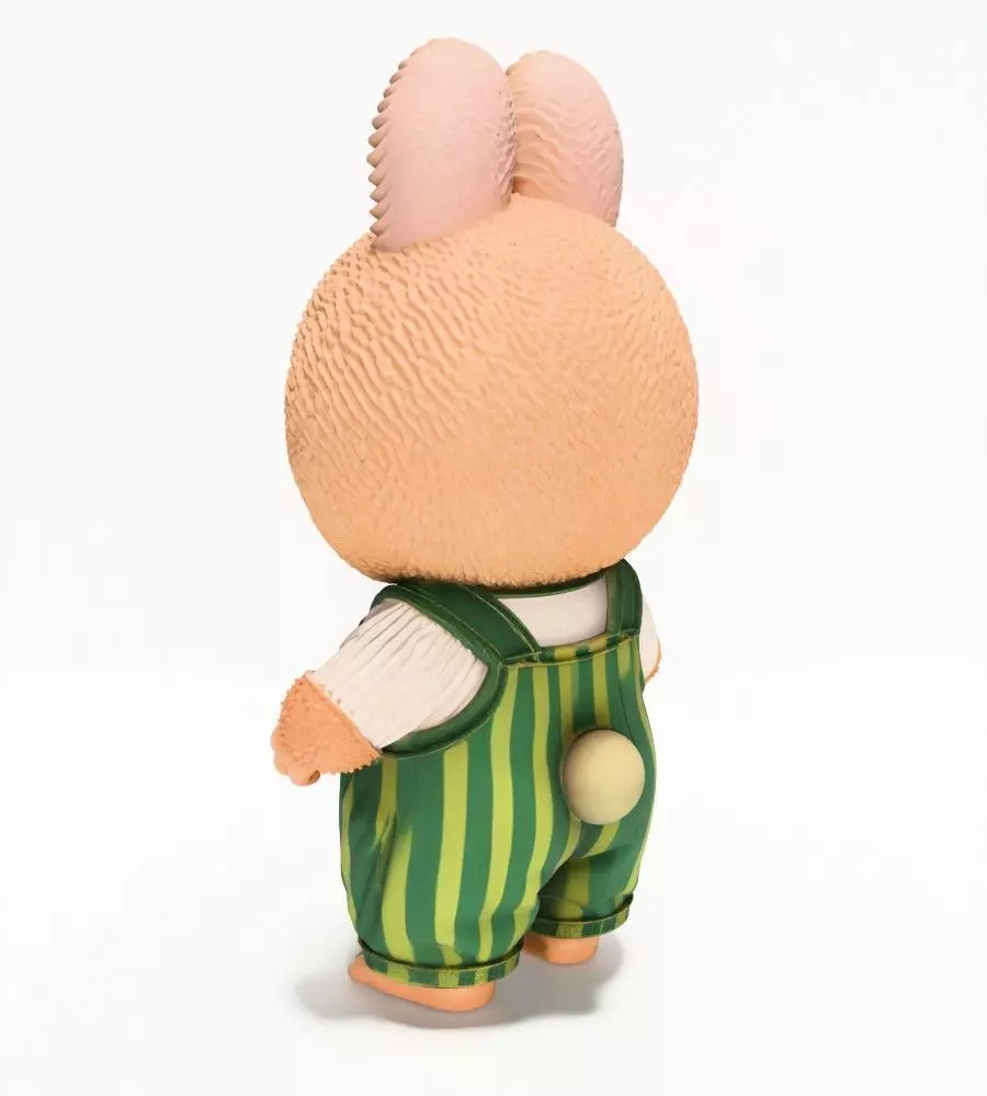 Watermelon Labubu Pop Mart Kasing Lung toy 3D print model_9