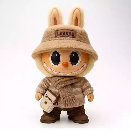 Winter Labubu Pop Mart Kasing Lung toy