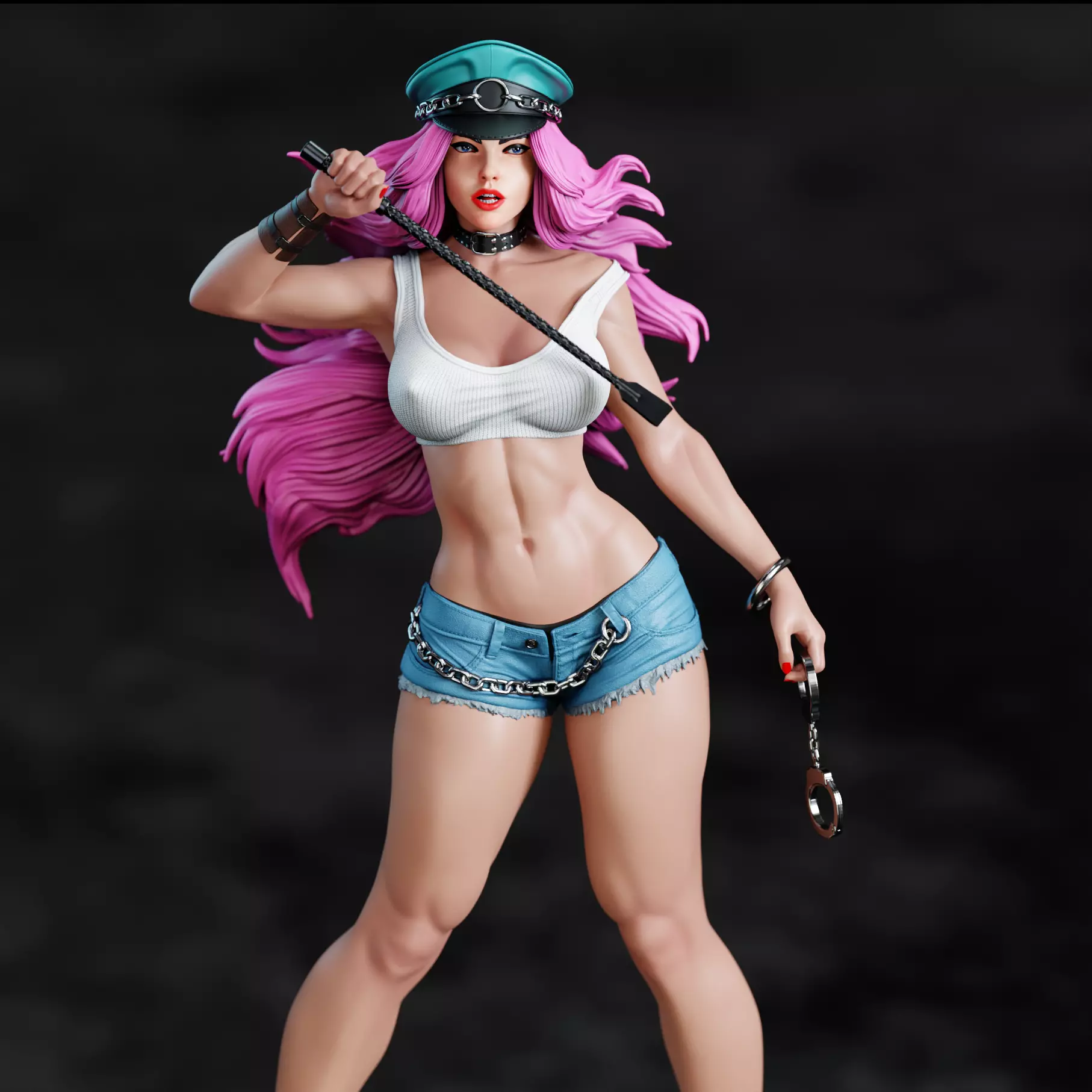 Street Fighter Poison 3D print model_8
