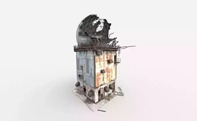 Damaged Radar Building