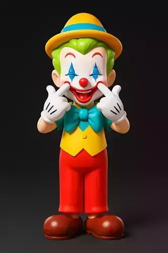 Kaws Pinocchio Joker Decorative Statue