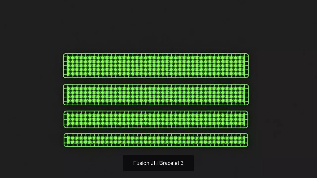 Fusion JH Bracelets All in One 3D Model Collection_9