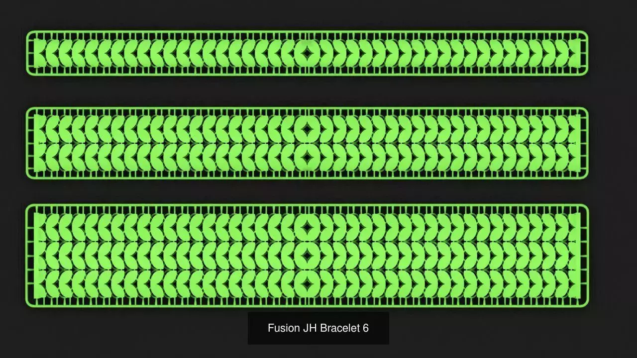 Fusion JH Bracelets All in One 3D Model Collection_8