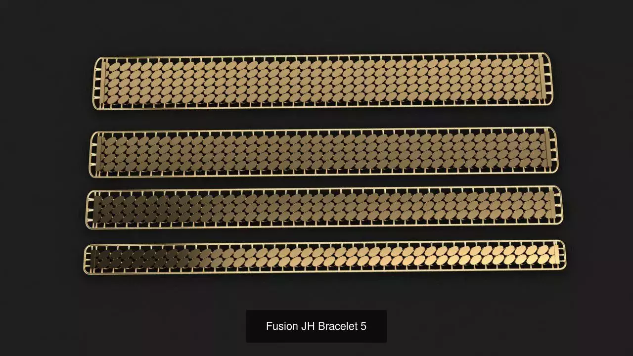 Fusion JH Bracelets All in One 3D Model Collection_4