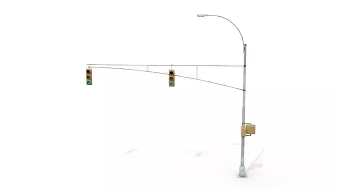 Traffic Light with Road Light