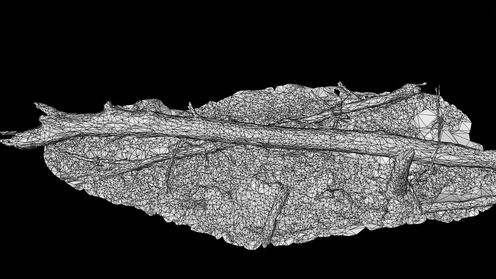 broken tree wet mossy trunk PBR photogrammetry Low-poly 3D model_7