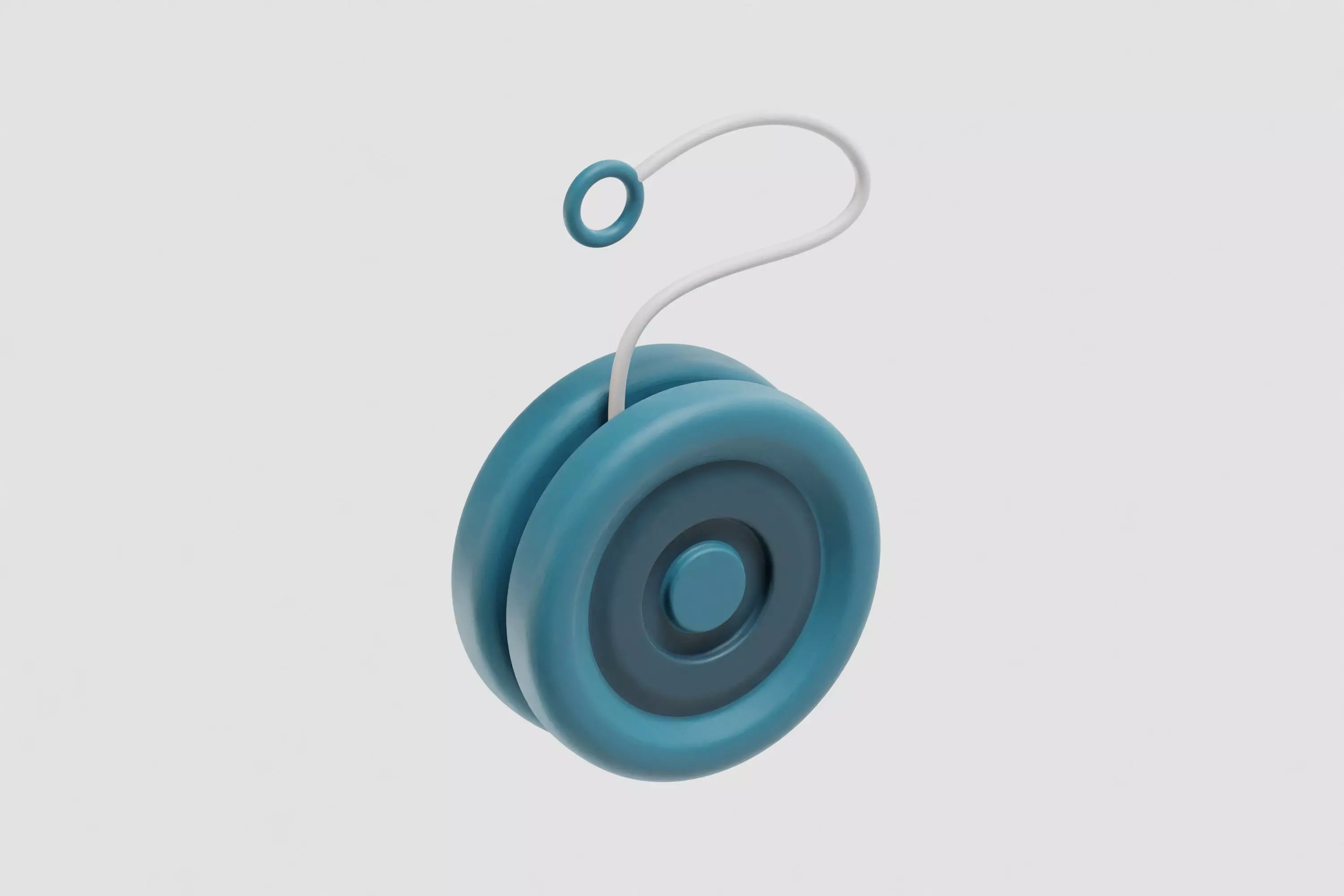 yoyo 3d model Low-poly 3D model_3