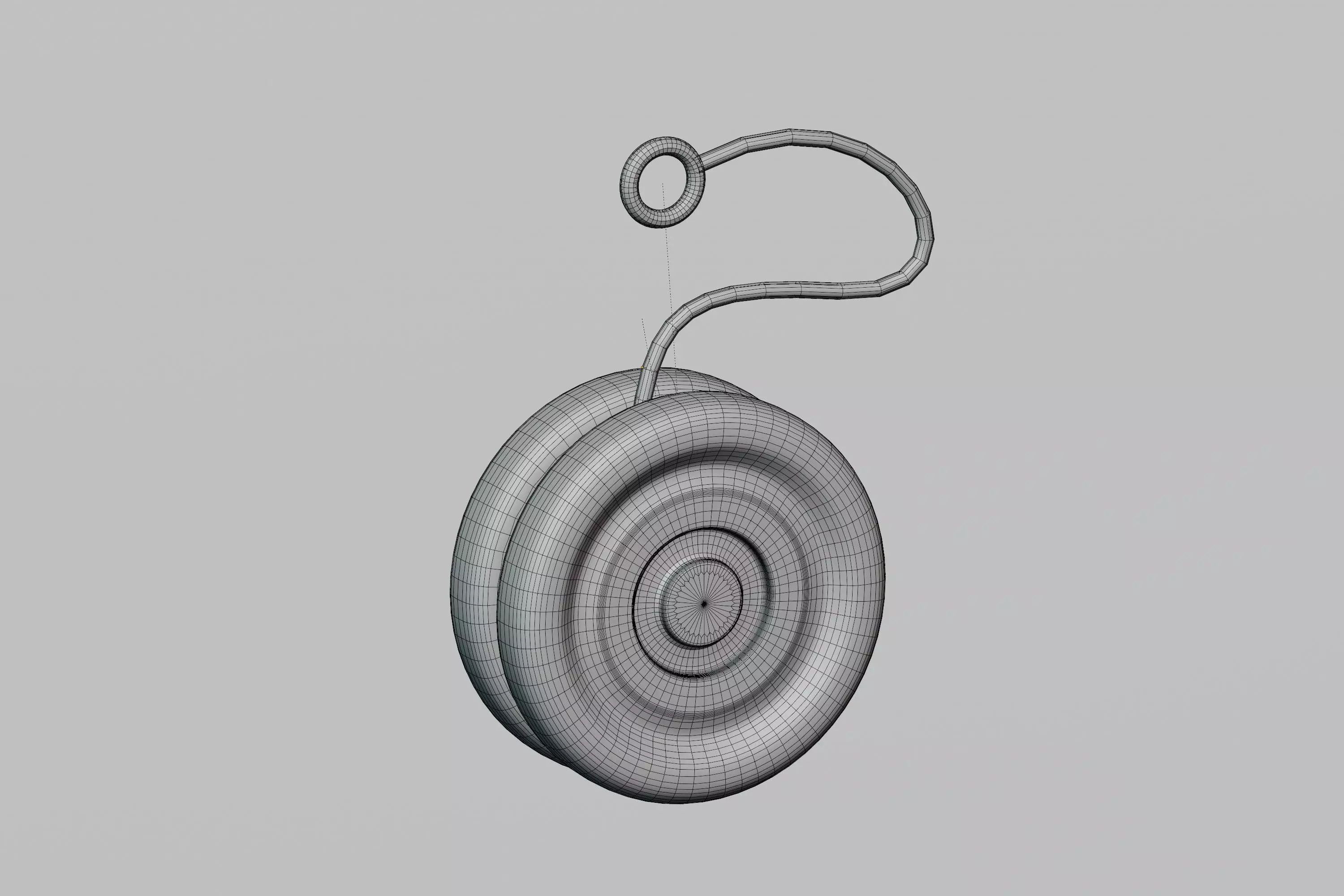 yoyo 3d model Low-poly 3D model_6