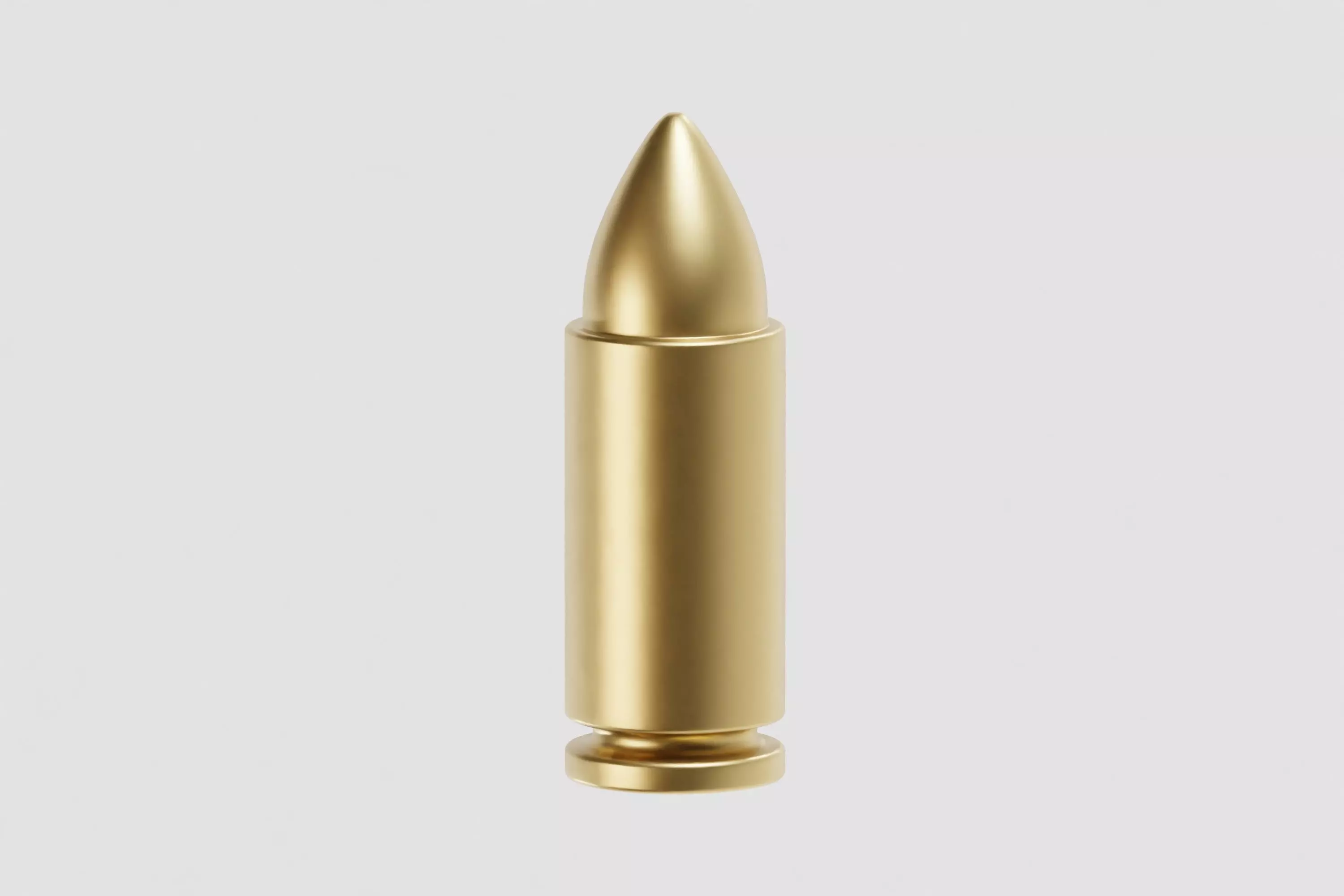 Bullet 3d model Low-poly 3D model_0