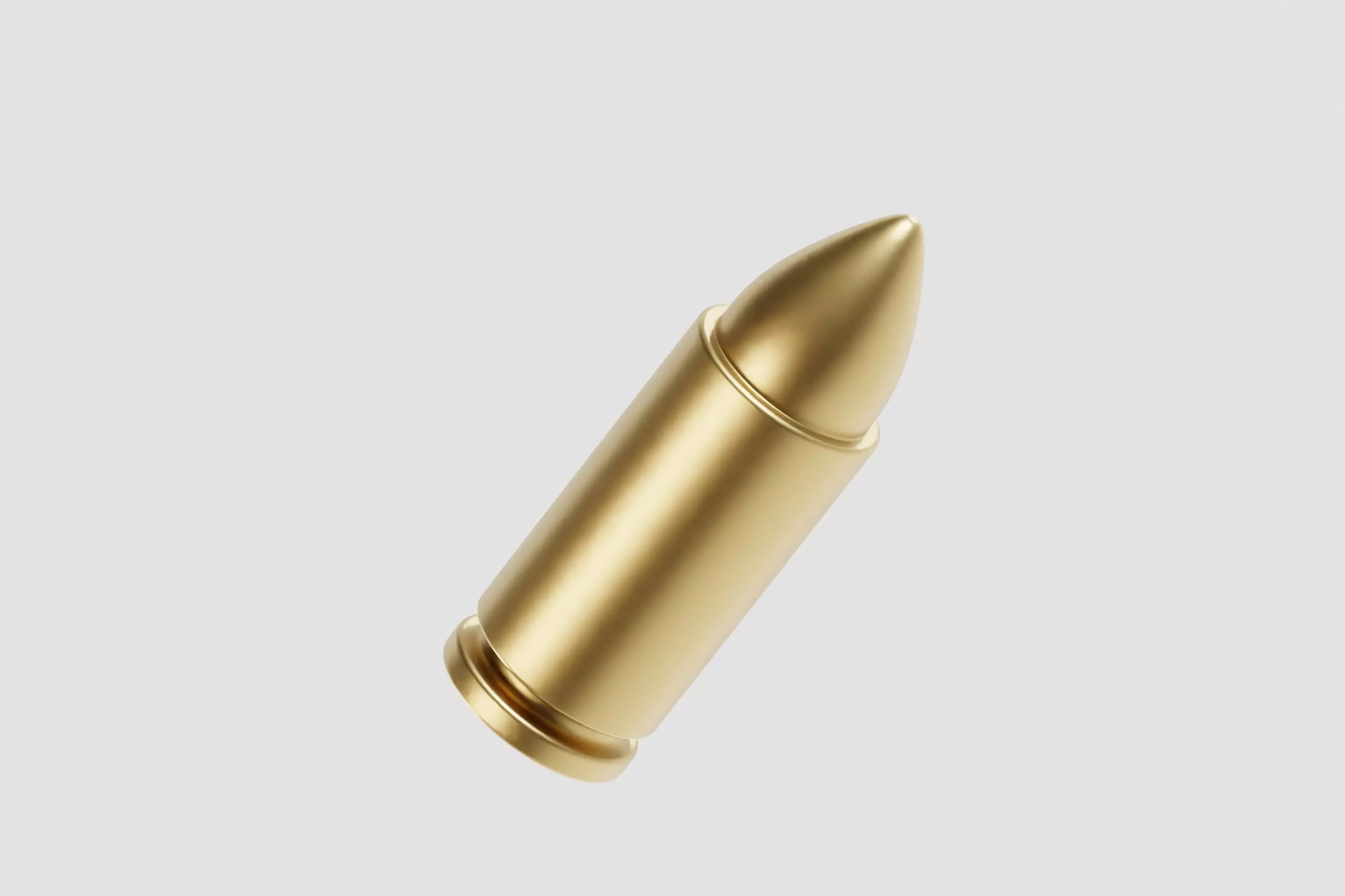 Bullet 3d model Low-poly 3D model_3