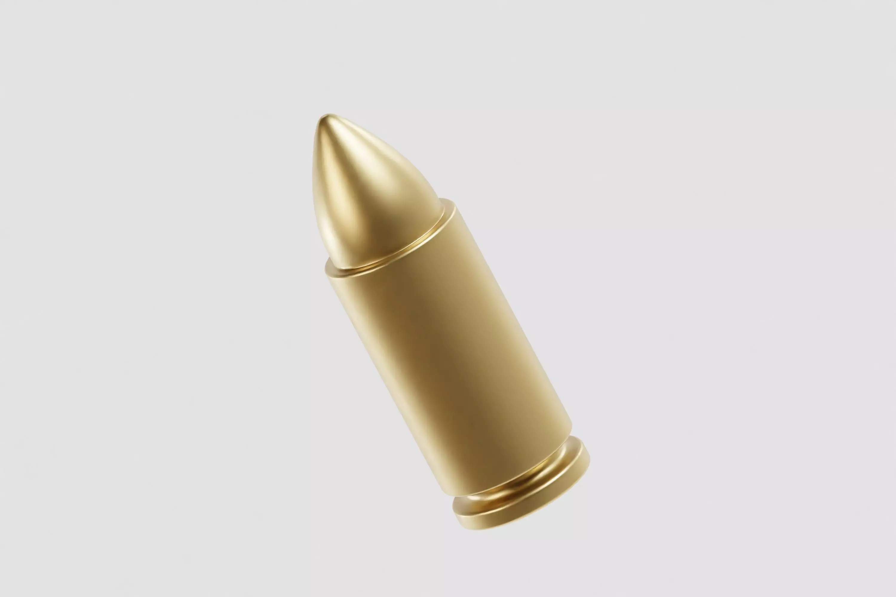 Bullet 3d model Low-poly 3D model_2