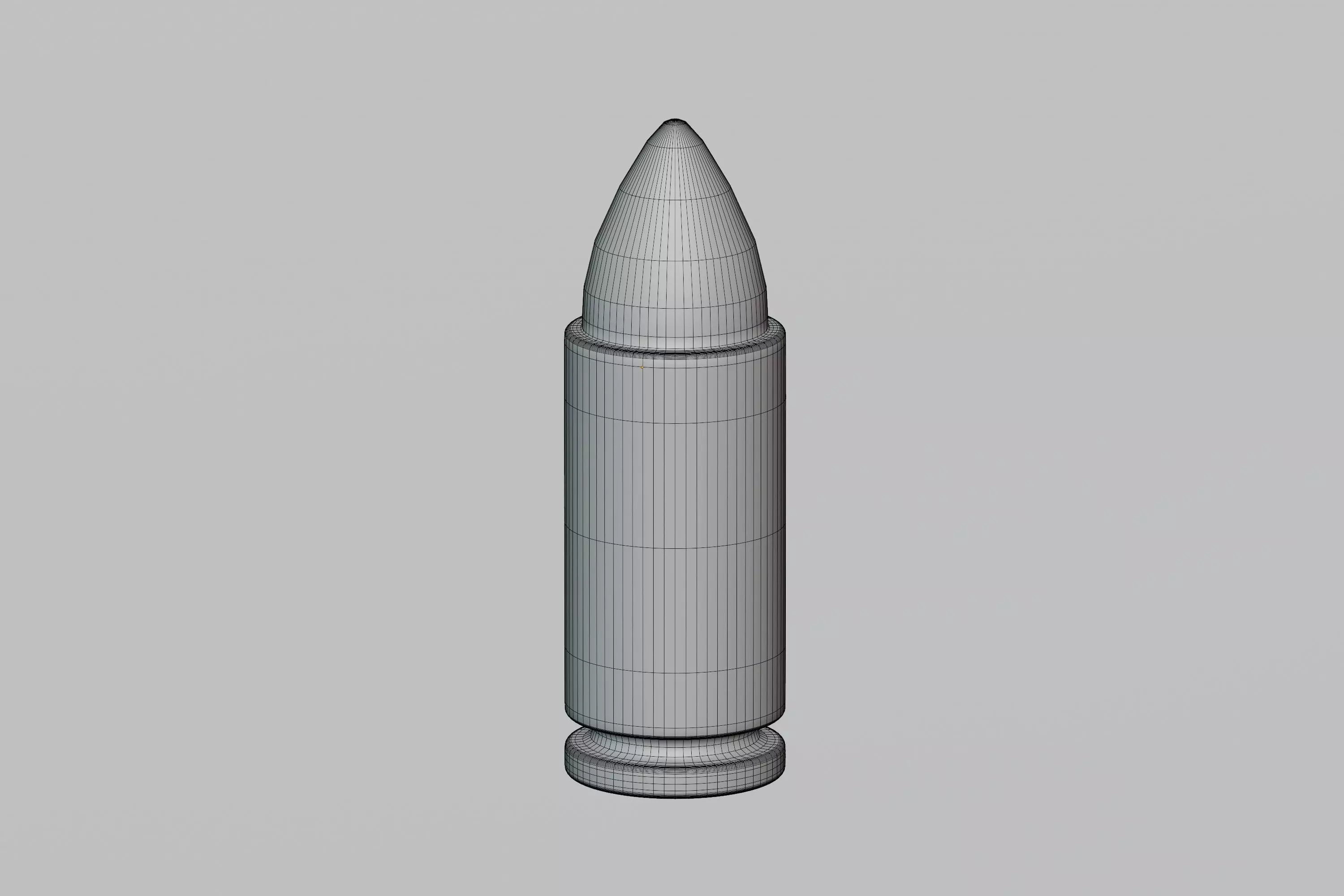 Bullet 3d model Low-poly 3D model_6