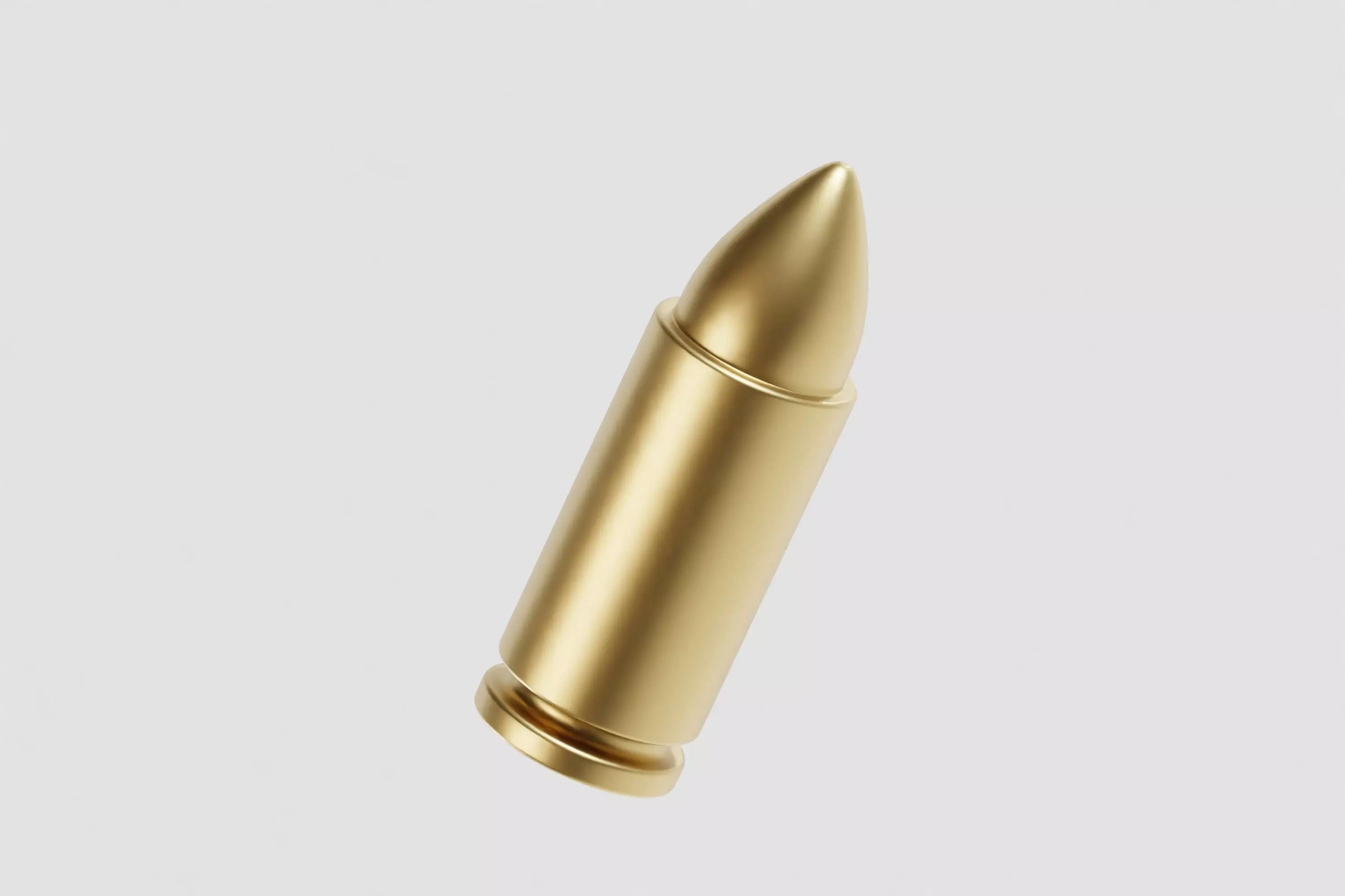 Bullet 3d model Low-poly 3D model_1