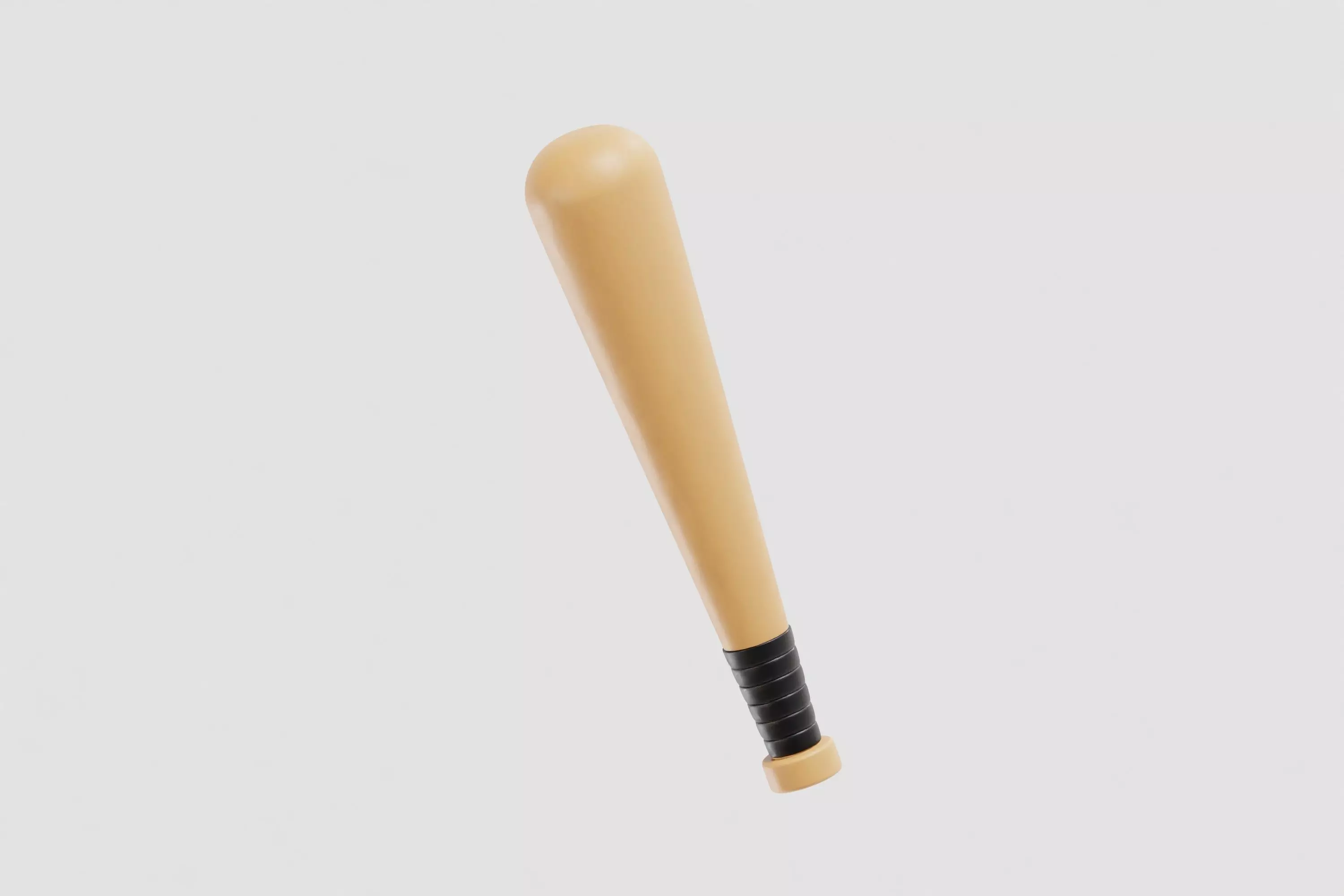 Baseball bat Low-poly 3D model