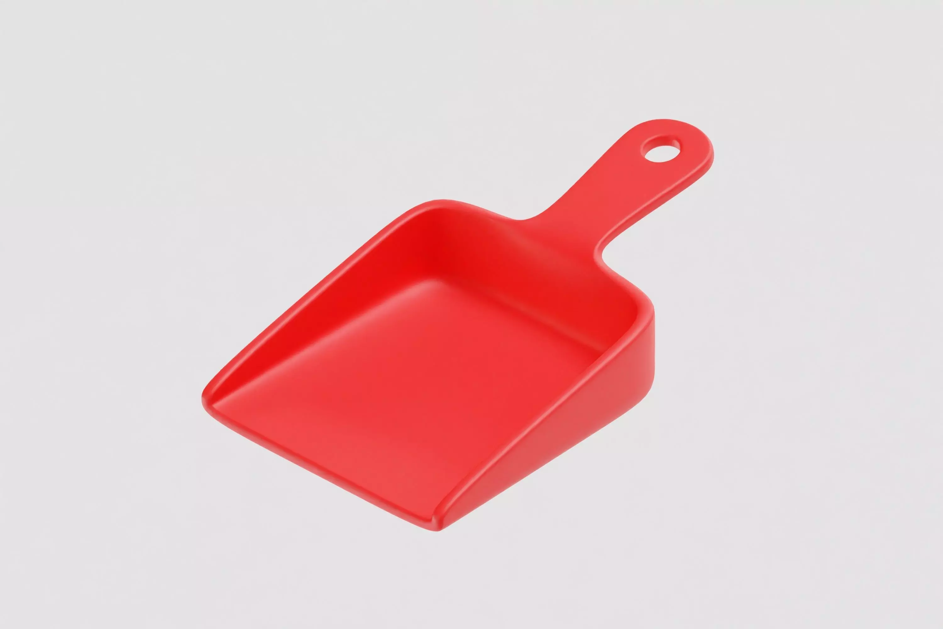 Dustpan 3d model Low-poly 3D model