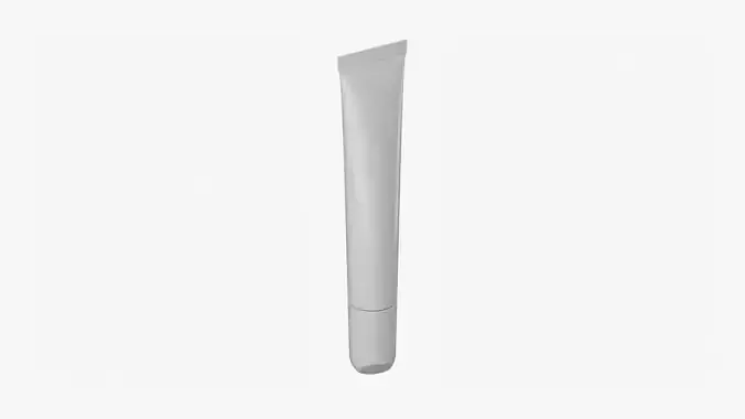 Rhode Cosmetic Tube Mockup Low-poly 3D model
