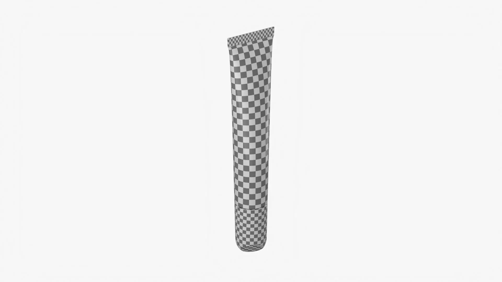 Rhode Cosmetic Tube Mockup Low-poly 3D model_4